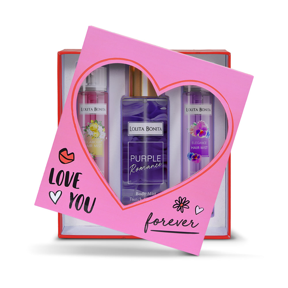 Purple Romance LOVE Gift Set