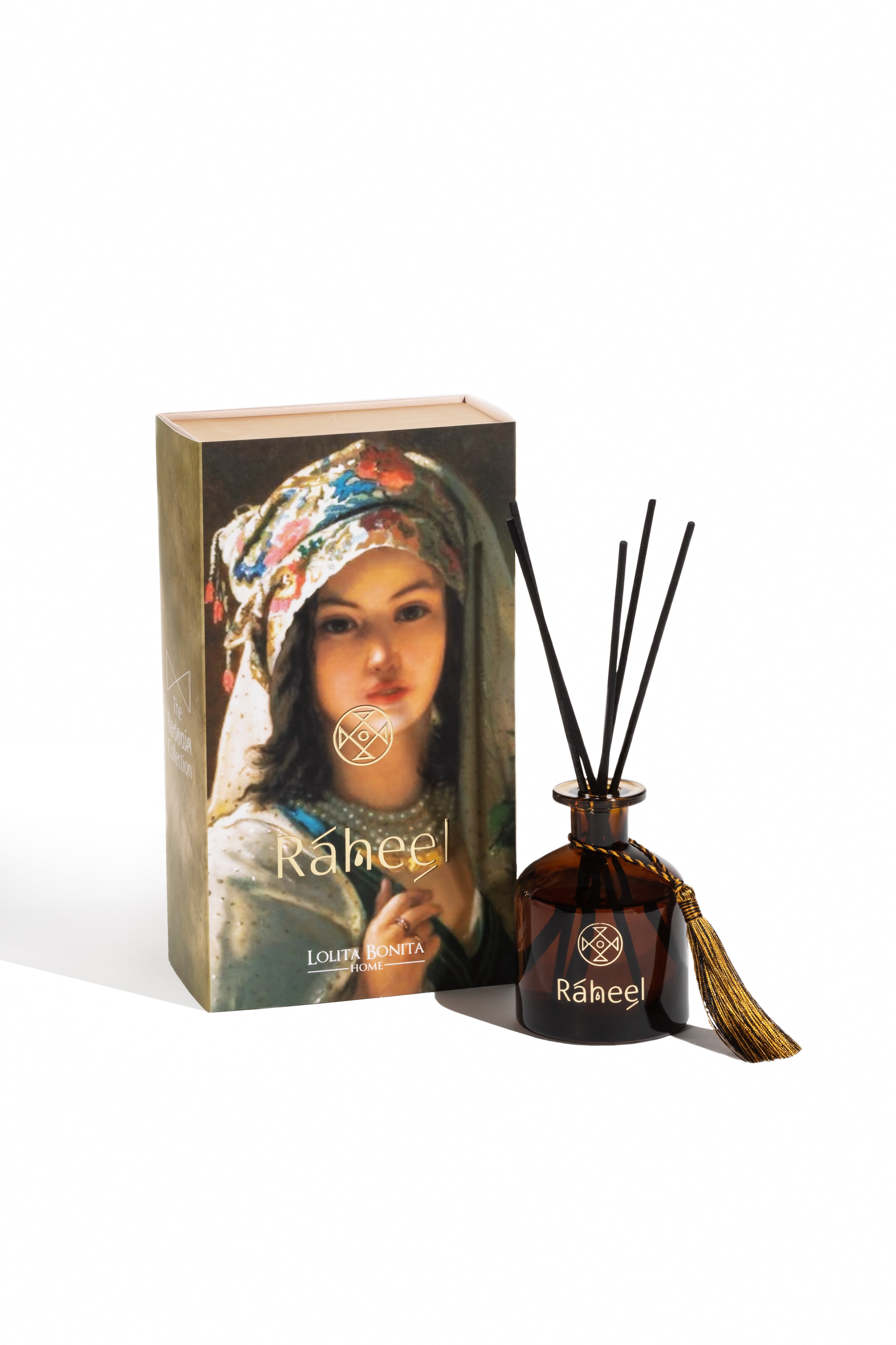 Raheel aroma reeds Home diffuser (Oud and Leather)