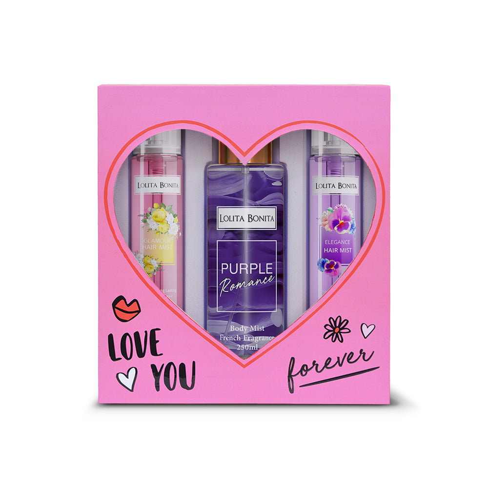 Purple Romance LOVE Gift Set